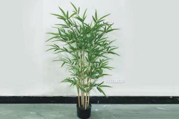 Picture of Artificial Plant 120cm Bamboo *Black Plastic Pot