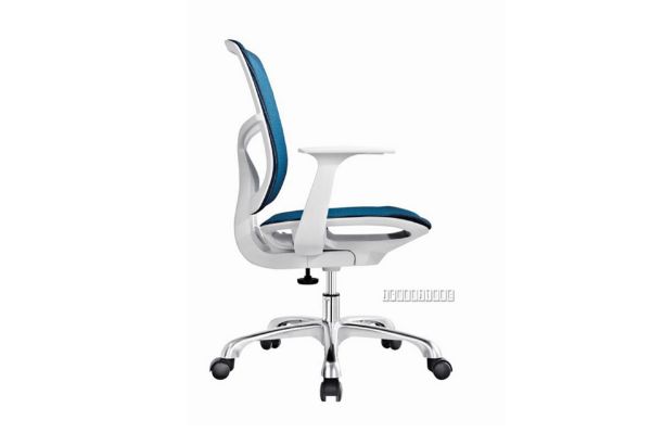 Picture of TURIAN Ergonomic Mesh Office Chair *White and Blue