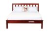Picture of CANNINGTON Solid NZ Pine Bed Frame in Queen Size (Wine Red)