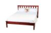 Picture of CANNINGTON Solid NZ Pine Bed Frame in Queen Size (Wine Red)