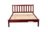 Picture of CANNINGTON Solid NZ Pine Bed Frame in Queen Size (Wine Red)