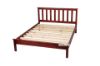 Picture of CANNINGTON Solid NZ Pine Bed Frame in Queen Size (Wine Red)