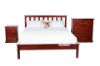 Picture of CANNINGTON Solid NZ Pine Bed Frame in Queen Size (Wine Red)