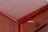 Picture of CANNINGTON Solid NZ Pine 3-Drawer Bedside Table (Wine Red Colour)