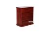 Picture of CANNINGTON Solid NZ Pine 5 DRW Tallboy (Wine Red Colour)