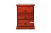 Picture of CANNINGTON Solid NZ Pine Bedroom Combo in Queen Size (Wine Red Colour) - 4PC