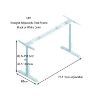 Picture of UP1 STRAIGHT Adjustable Height Desk Frame - 695-1185mm (White Frame)