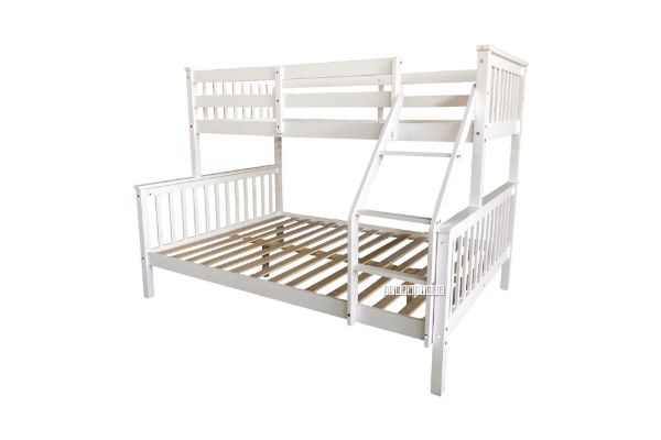 Picture of STARLET Single-Double Bunk Bed Frame (Solid Pine Wood)