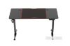 Picture of MATRIX 140 Height Adjustable Straight Desk with Jumbo Mouse Pad (Carbon Fiber Texture)