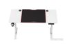 Picture of MATRIX 140 Height Adjustable Straight Desk with Jumbo Mouse Pad (White)