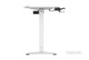 Picture of MATRIX 140 Height Adjustable Straight Desk with Jumbo Mouse Pad (White)