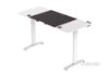 Picture of MATRIX 140 Height Adjustable Straight Desk with Jumbo Mouse Pad (White)