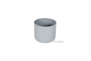 Picture of KASANDRA Plastic Marble Look Pot *Black/Khaki/Grey - Grey