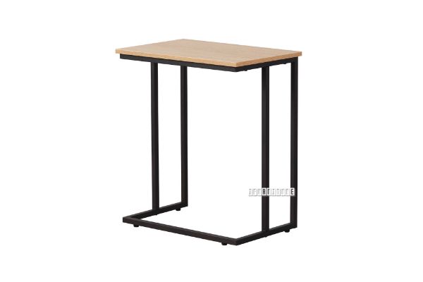 Picture of MORRIS Space Saver Side Table (Oak and Black)