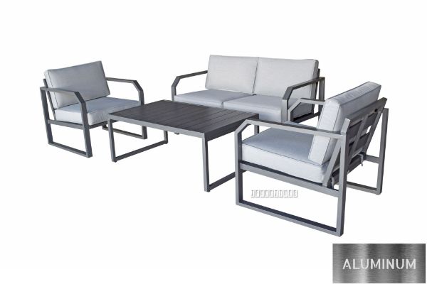 Picture of ALARNA ALUMINIUM FRAME Living Room Set *Grey