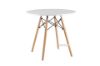 Picture of ALPHA 80 Round Dining Table (White)