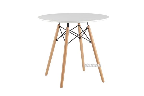 Alpha 80 Round Dining Table White, How Big Of Round Table To Seat 80