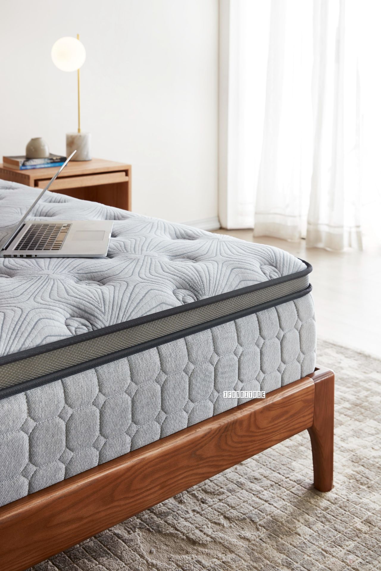 CAMPBELL Latex Pocket Spring Fabric Mattress *Queen