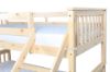 Picture of STARLET Single-Double Solid NZ Pine Bunk Bed Frame (Natural)