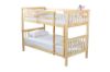 Picture of STARLET Single-Single NZ Pine Bunk Bed Frame (Natural)