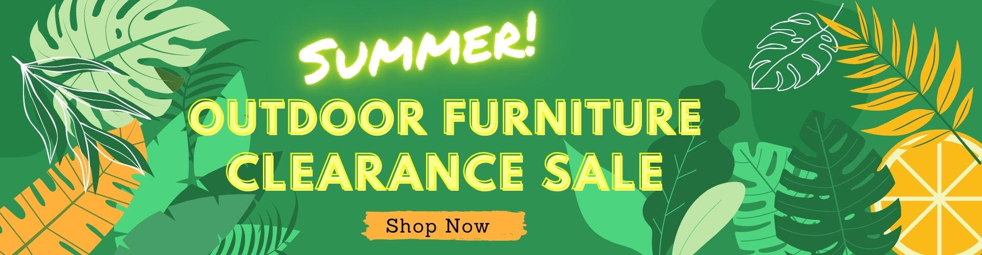 2022 Summer Outdoor Furniture Clearance Sale