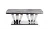 Picture of OPERA 130 Marble Top Stainless Steel Coffee Table (Grey)