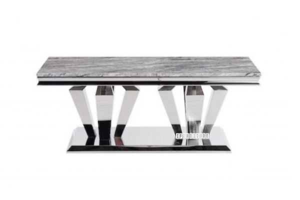 Picture of OPERA 130 Marble Top Stainless Steel Coffee Table (Grey)