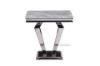 Picture of OPERA 60 Marble Top Stainless Steel End Table *Grey
