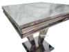 Picture of OPERA Marble Top Stainless Steel Dining Table (Grey) - 200