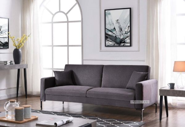 Picture of EVANS 3 Seater Sofa Bed (Dark Grey)