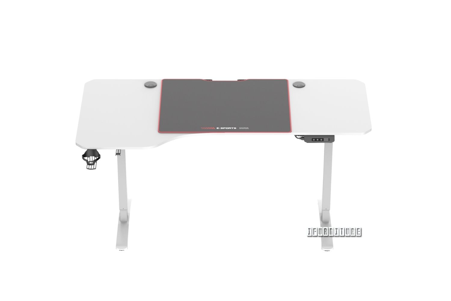 MATRIX 159 LShape Electrical Height Adjustable Desk with Jumbo Mouse