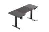 Picture of MATRIX 159 L-Shape Electrical Height Adjustable Desk with Jumbo Mouse Pad *Carbon Finishing
