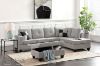 Picture of ADISEN L-Shape Sofa with Ottoman *Light Grey