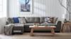 Picture of CAMDEN Sectional Memory Foam Sofa (Dark Grey)