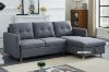 Picture of KAYDEN Reversible Sectional Sofa Bed with Storage (Grey)