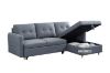 Picture of KAYDEN Reversible Sectional Sofa Bed with Storage (Grey)