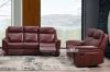 Picture of Breville Genuine Leather Single Recliner (R)  *Wine Red