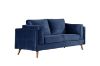 Picture of COOGEE Indigo Velvet Sofa - 3 Seat