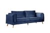 Picture of COOGEE Indigo Velvet Sofa - 3 Seat