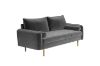 Picture of HENRY 3 Seat Sofa *Grey Velvet
