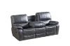Picture of PASADENA Reclining Sofa (Grey) - 3 Seat with Drop Down Console (3RRC)
