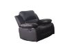 Picture of ROCKLAND Reclining Sofa (Brown) - 2 Seat with Storage Console (2RRC)