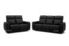 Picture of STORMWIND Genuine Leather Power Reclining Sofa Range (Black)