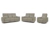 Picture of STORMWIND 100% Genuine Leather Power Reclining Sofa Range (Beige)