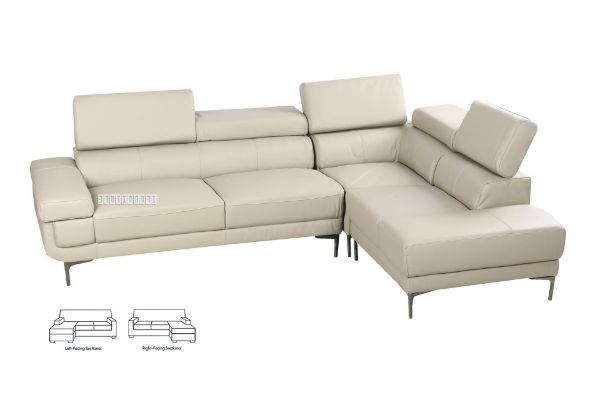 Picture of CLAUDIA L-Shape Sofa (Beige) - Facing Right