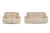 Picture of BRIGHTON Reclining Air Leather Sofa Range *Beige