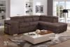 Picture of ARIA Sectional Sofa/Sofa Bed with Storage & 2 Ottomans (Brown)