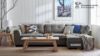 Picture of CAMDEN Sectional Memory Foam Sofa (Dark Grey)