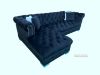 Picture of EDITH GOODWILL Sectional Chesterfield Tufted Velvet Sofa *Black