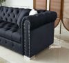 Picture of EDITH GOODWILL Sectional Sofa (Black) - Facing Left
